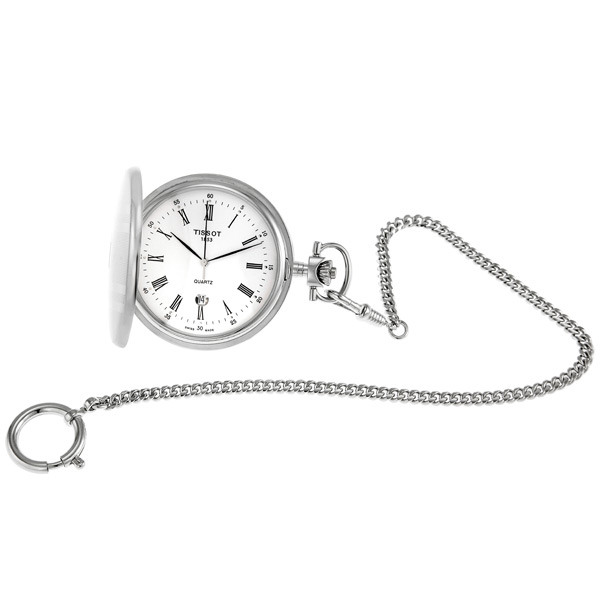 Tissot T83655313 Swiss Master Chronograph Replica - Silver Case, Black Chrono Dial Watch