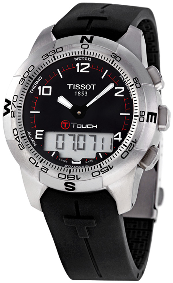 Tissot Touch Collection T0474204705700 Imitation Swiss Quartz Silver Tone Men's Watch