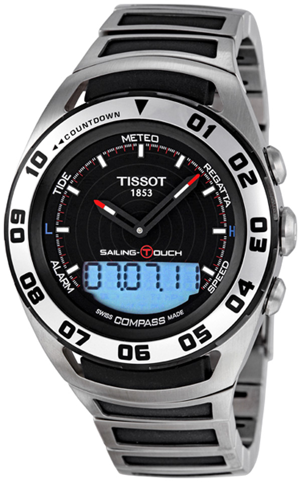 Tissot Touch Collection Black Dial Automatic Chronograph Watch