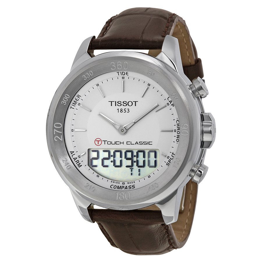 Tissot Touch Timepiece T0834 with Soft Touch Case & Dial in Silver Steel