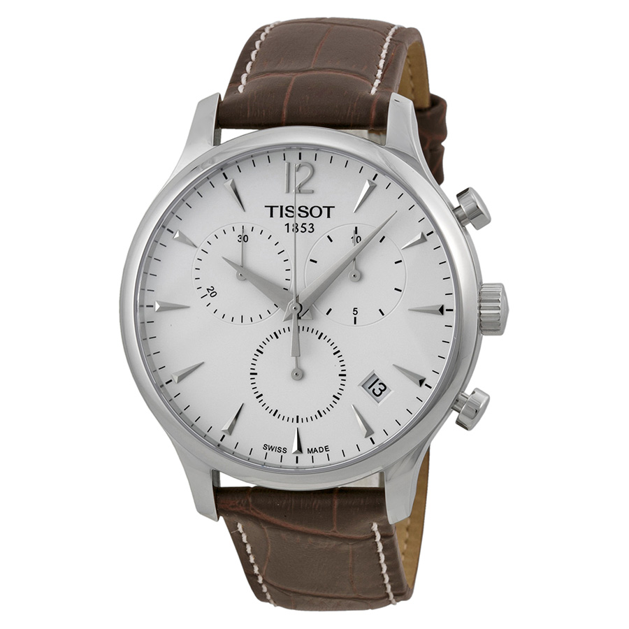 Tissot Tradition Chronometer Silver Tone Hands Manual Wind Dress Watch