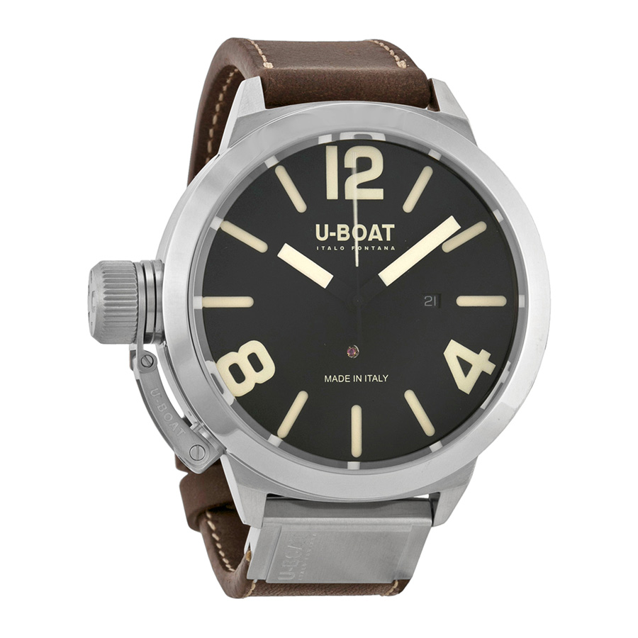 U-Boat 7120 Clone Automatic Pilot Chrono Stainless Steel Dive Watch