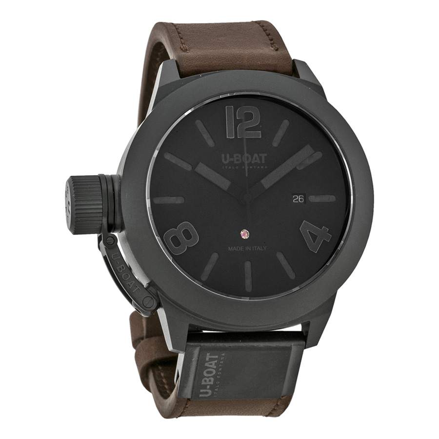 U-Boat 7338 Imitation Chronograph Black Ceramic Pilot Watch