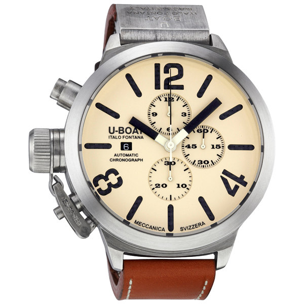 U-Boat Classico 2062 Beige Automatic Pilot Watch - Swiss Clone 42mm