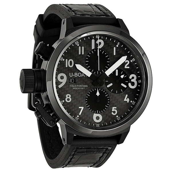 U-Boat Flightdeck 6204 Carbon Fiber Automatic Black Dial Watch