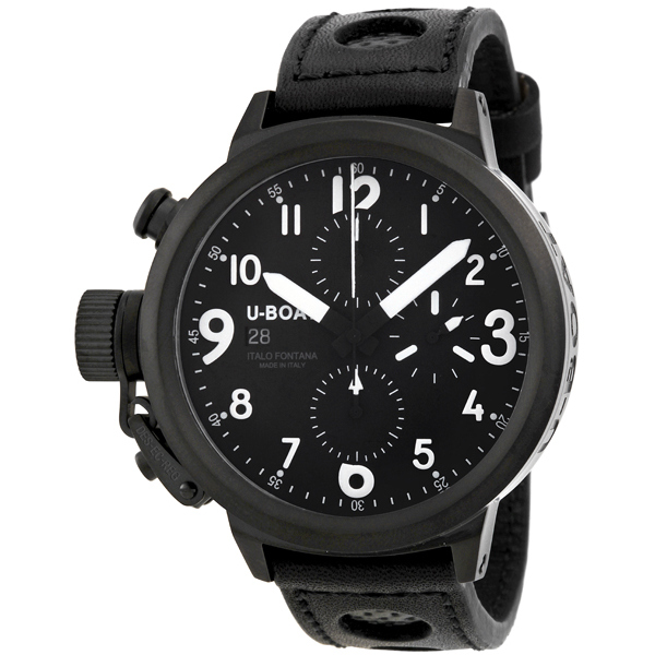 U-Boat Flightdeck Dive Timepiece 41mm ION Black Finish Automatic Water-Resistant Watch