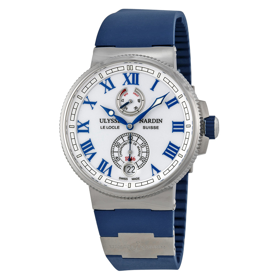 Ulysse Nardin Swiss Clone 41mm Chronograph Jet Black Watch