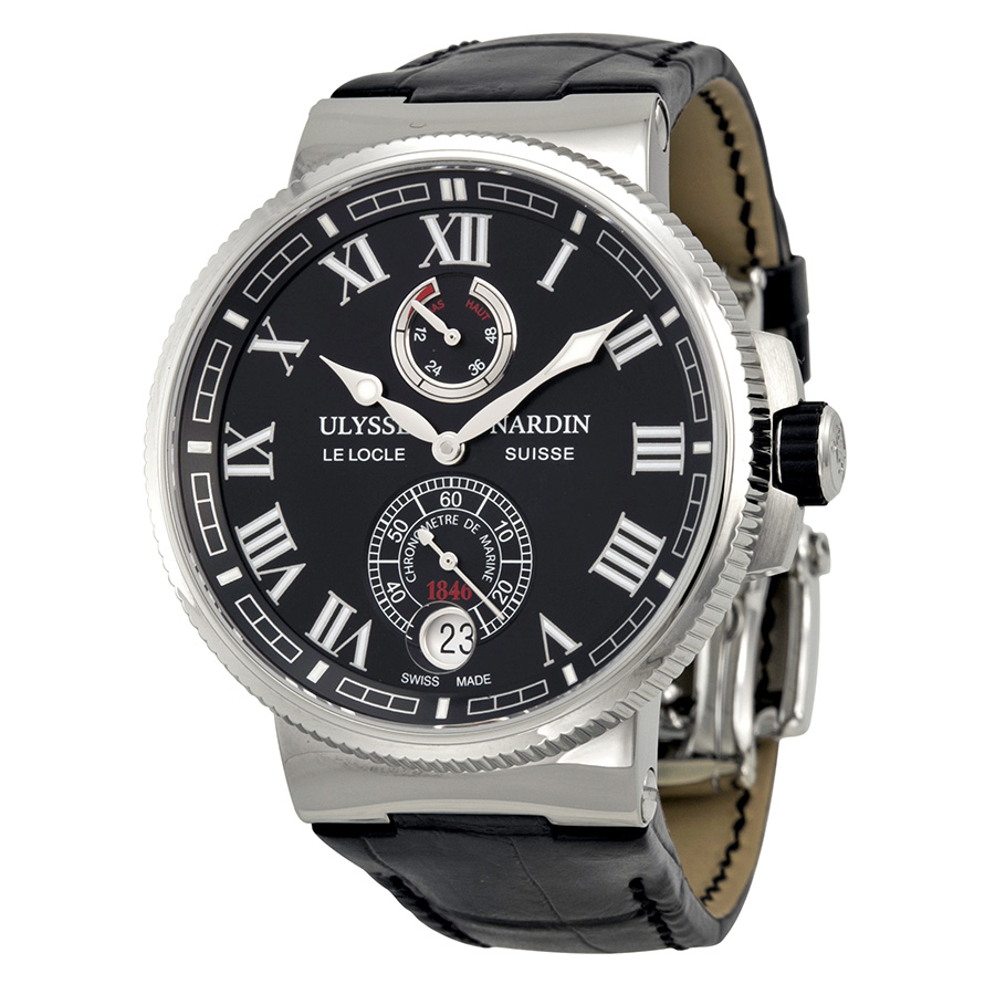 Ulysse Nardin Diver Master 126/42 Jet Black Face Steel Automatic Watch