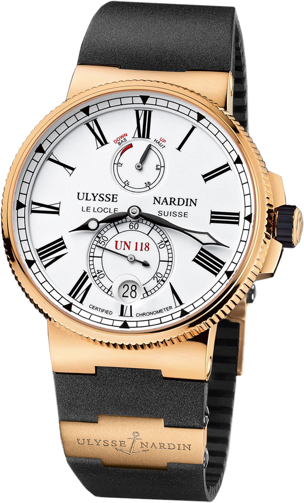 Ulysse Nardin Swiss Clone 1186-122-3/40 Automatic Chronograph Jet Black Watch