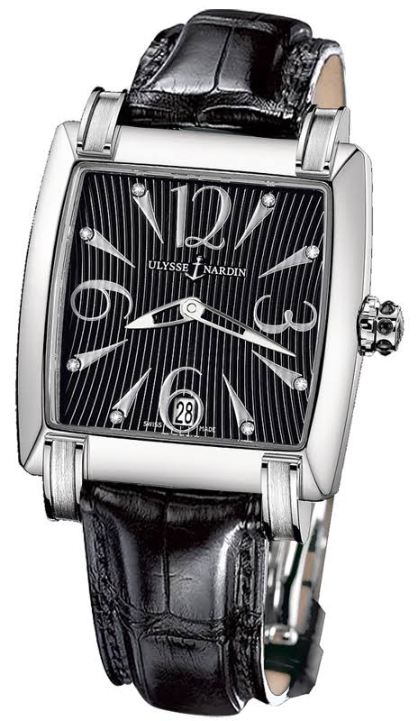 Ulysse Nardin 13391H-0602 Automatic Dive Chrono Jet Black Face Steel Watch