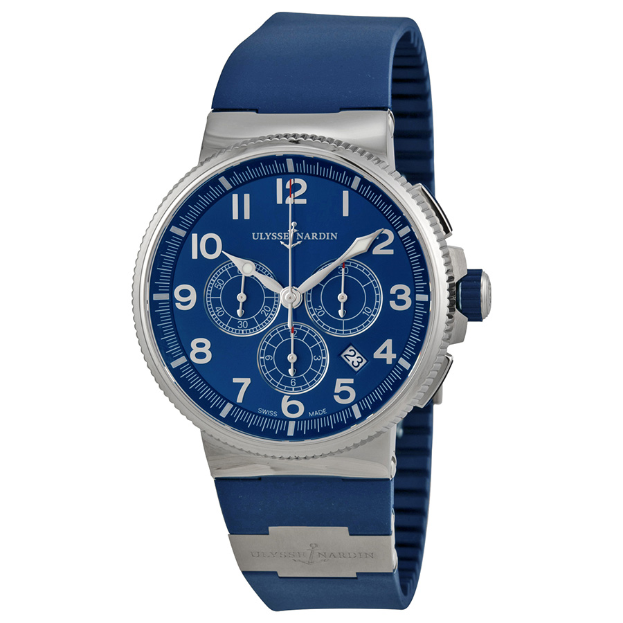 Ulysse Nardin Diver Chrono Blue Face Automatic 42mm Mens Watch