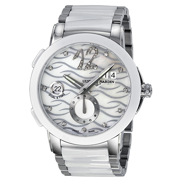 Ulysse Nardin Replica Steel Mother of Pearl Dial Ladies Watch