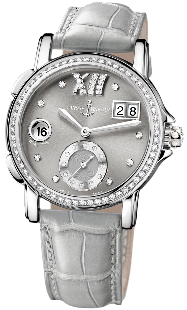 Ulysse Nardin Clone 243-22B/30-02 with Moon Phase - 18K Rose Gold & Mother of Pearl Face