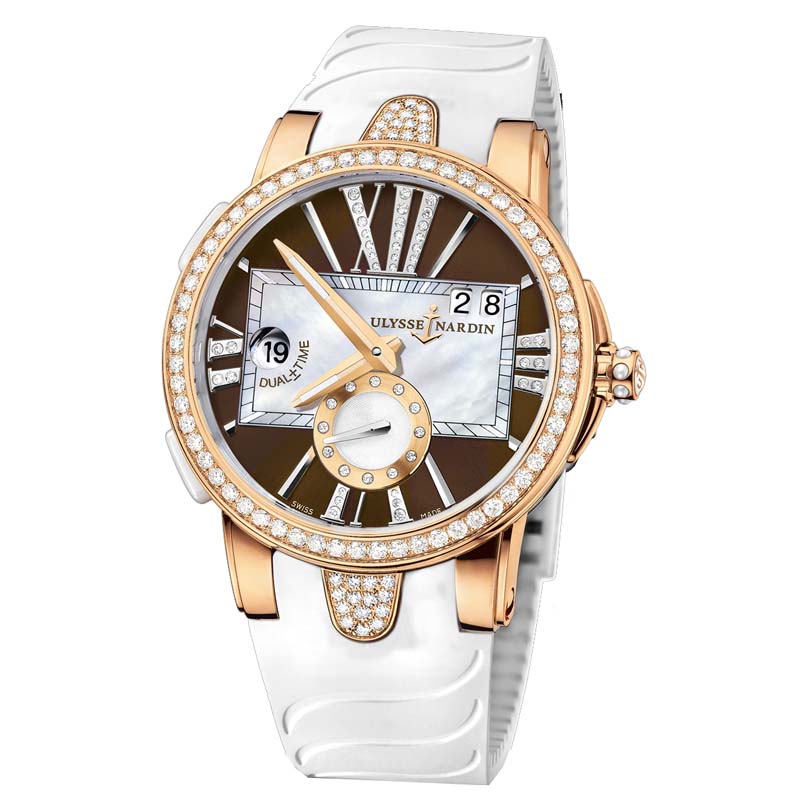 Ulysse Nardin 18K Rose Gold Automatic Diver's Watch - Deep Blue Face, 42mm