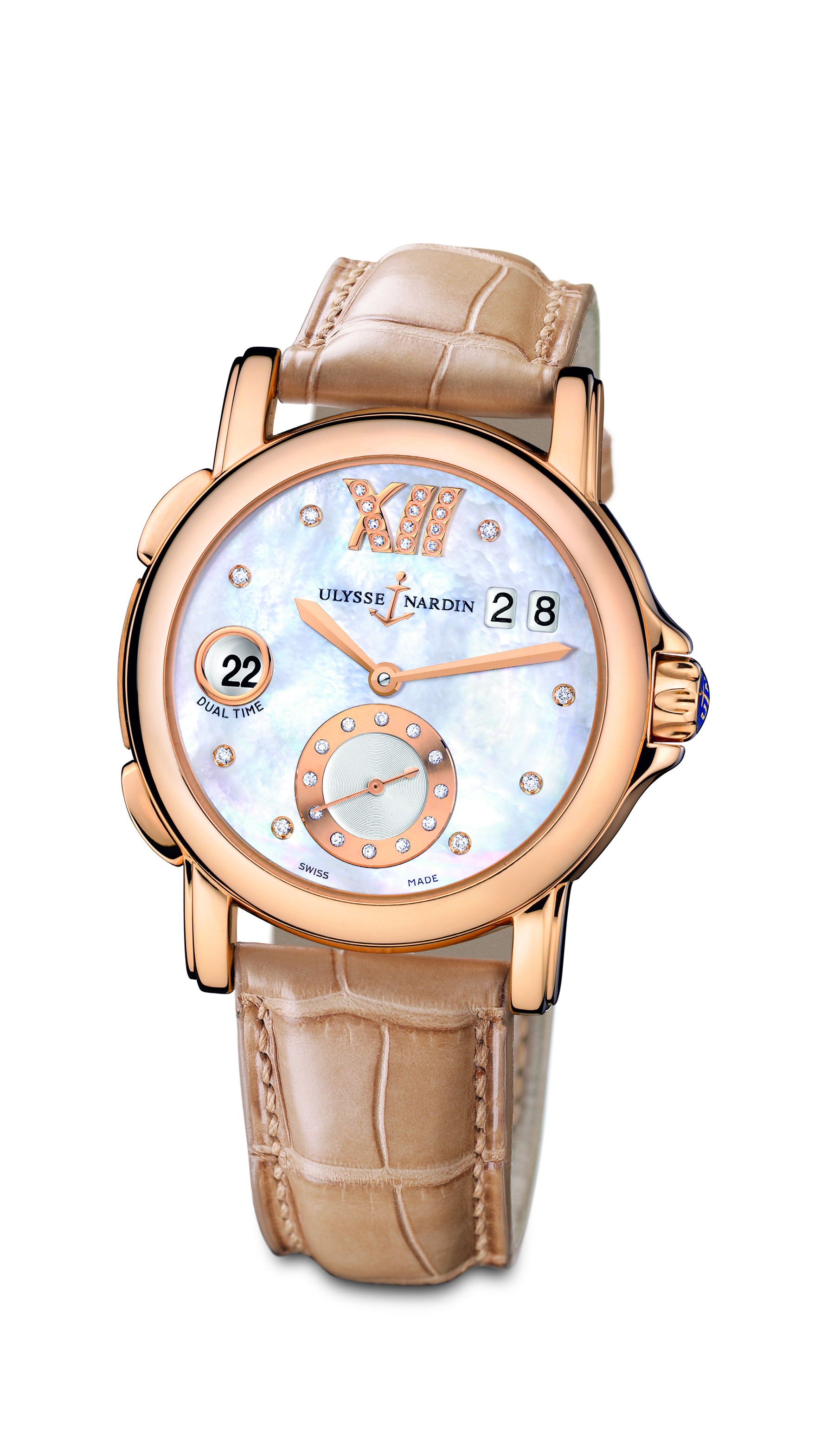 Ulysse Nardin Diver Classic White Mother-of-Pearl Automatic Watch