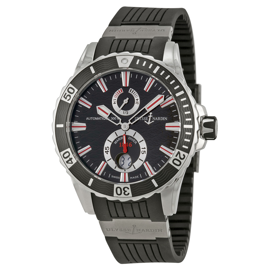 Ulysse Nardin 263-10-3/92 Clone Automatic Jet Black Face 100m Water Resistant Luxury Watch