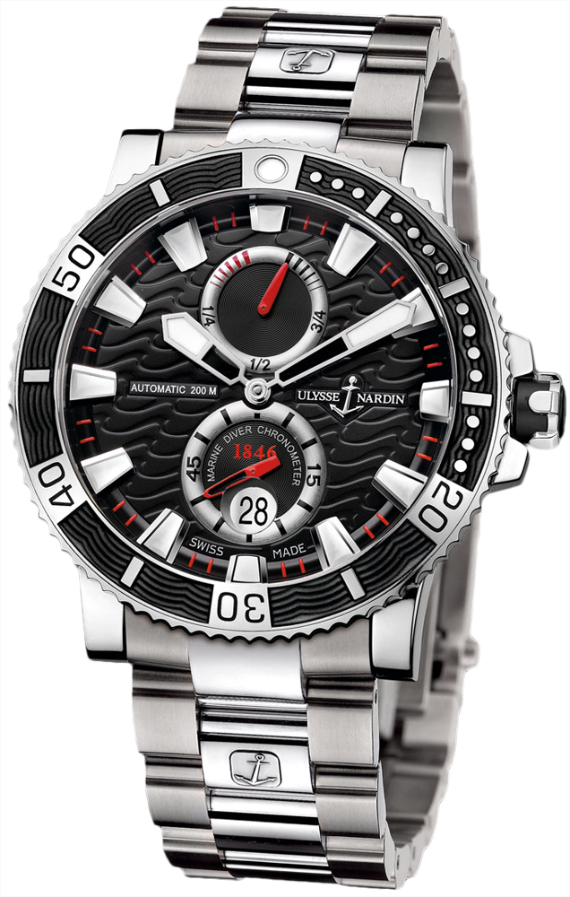 Ulysse Nardin Dive Master 42mm Automatic Blacked Steel Case Dive Watch