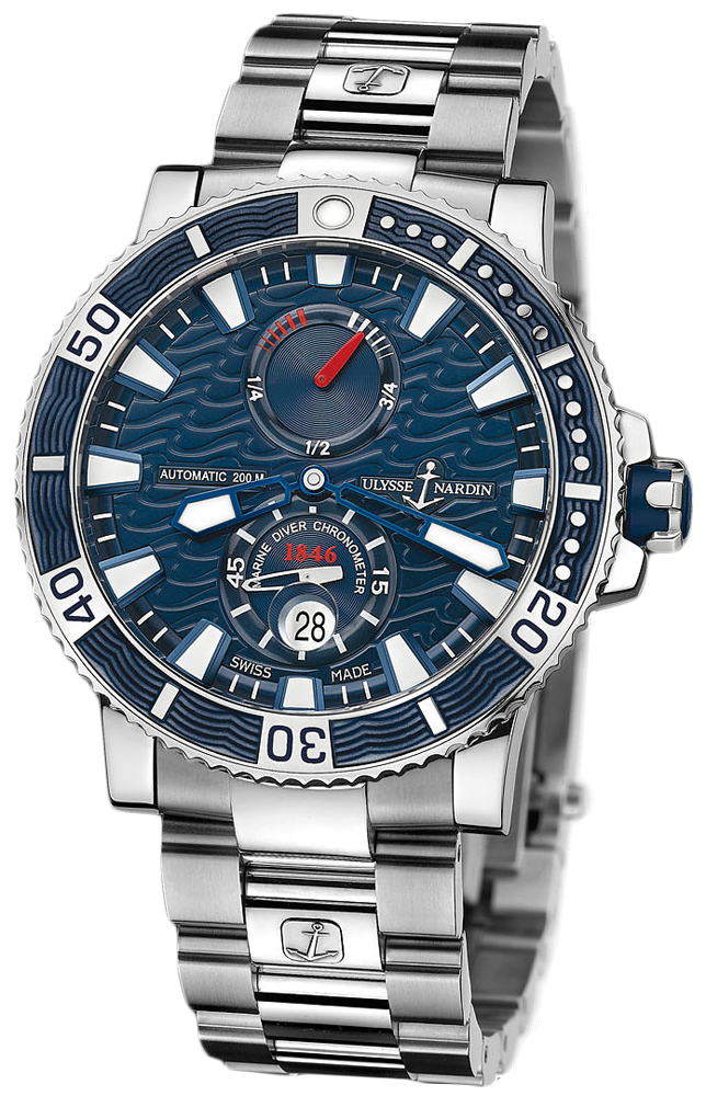 Ulysse Nardin Marine Diver 263-90 Automatic Blue Dial Steel Watch