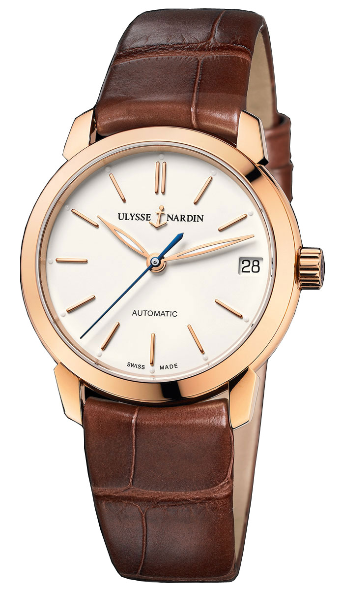 Eggshell White Dial Ulysse Nardin 8106-116-2-90 Swiss Automatic Replica Watch