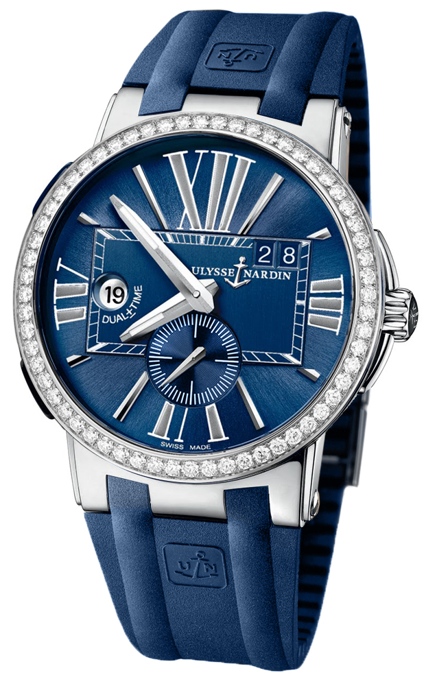 Ulysse Nardin Executive Automatic Steel Blue Dial Replica Watch