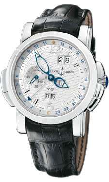 Ulysse Nardin GMT Master Swiss Clone 60hr Power Reserve Sapphire Crystal Watch