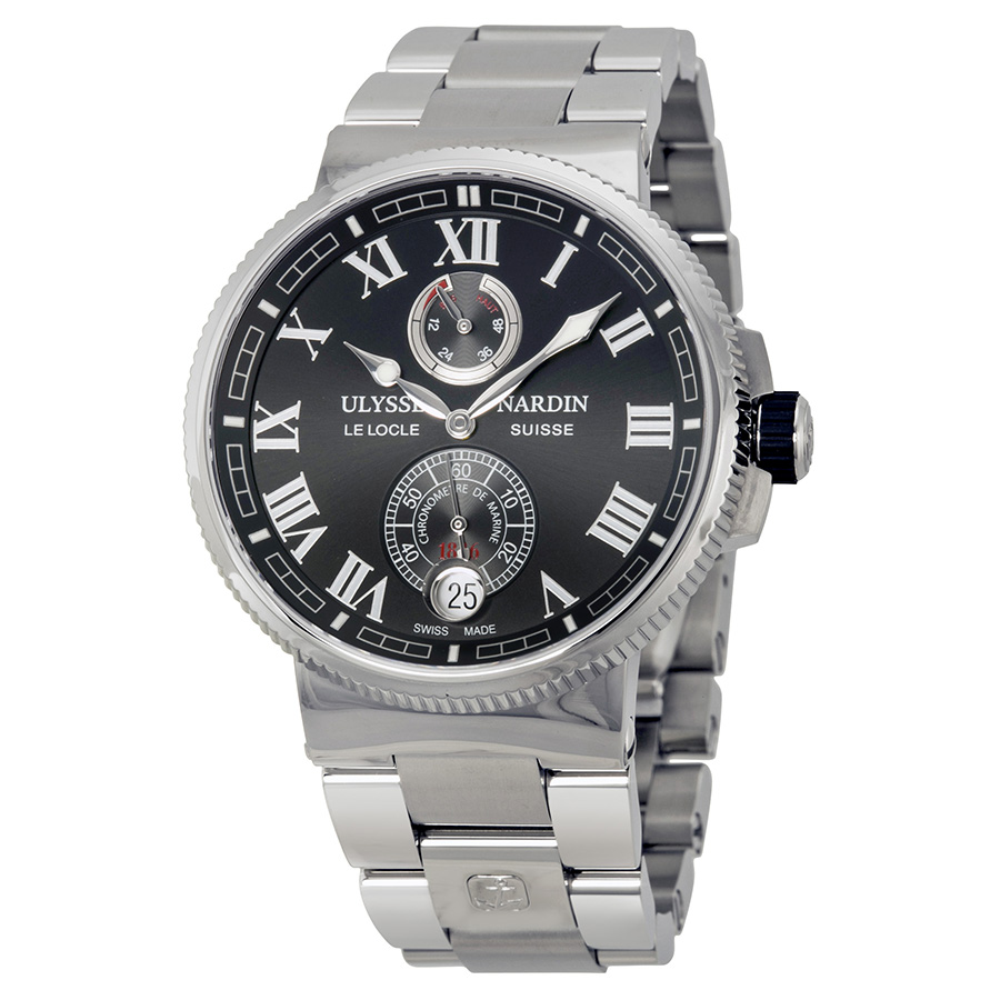 Ulysse Nardin Dive Master Clone 126-7M/42 Stainless Steel with Jet Black Face Auto-Wind Watch