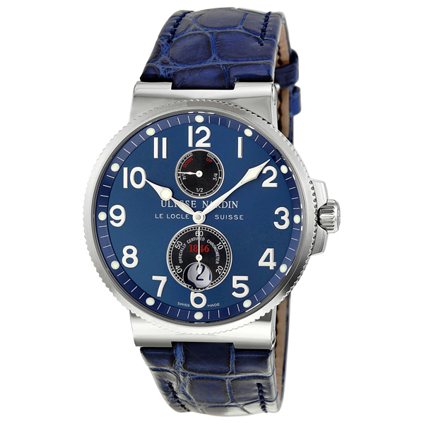 Ulysse Nardin Marine Master Dive Chrono 300m Blue Ceramic Case Automatic Mens Watch