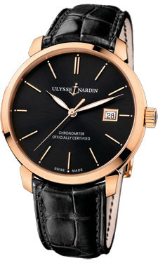 Replica Ulysse Nardin San Marco 41mm Black Dial Automatic 50m Water-Resistant Luxury Watch