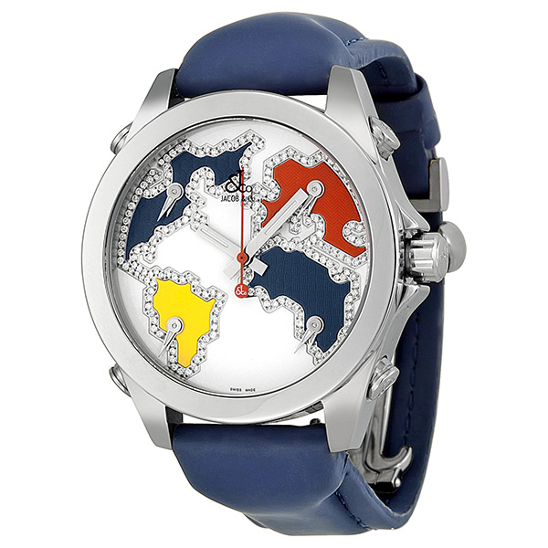 Jacob & Co. Global Time JCM126 Quartz - Multi-Dial Masterpiece Watch