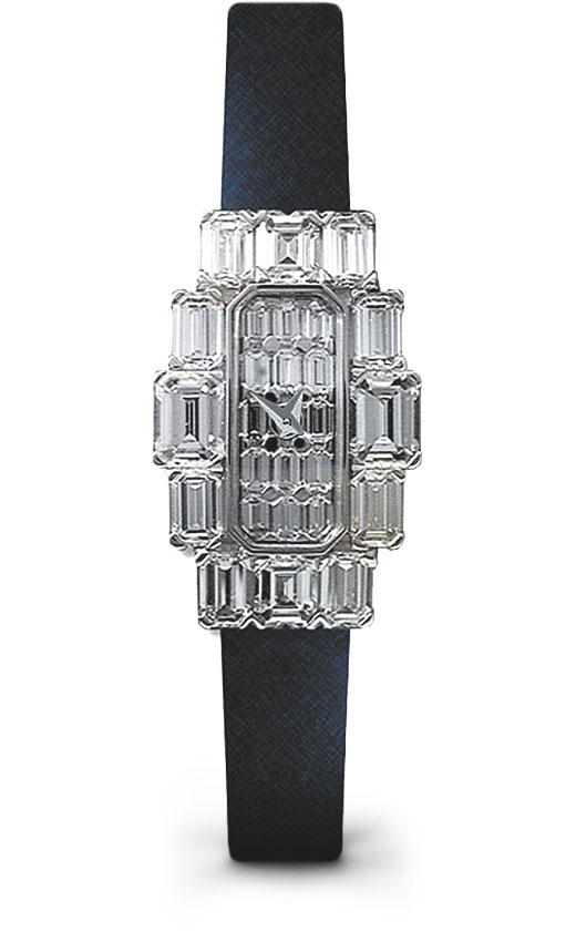 Vacheron Constantin 17710/000G-7393 - Elegant Lady's Replica Watch, Diamond Set, 26mm Gold Case, Swiss Automatic, Pearl White Dial