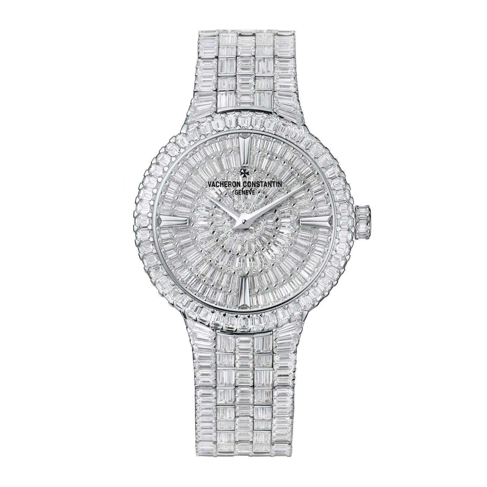 Vacheron Constantin 81761 QB1G-9862 Inspired Ladies Watch with Diamond Bezel