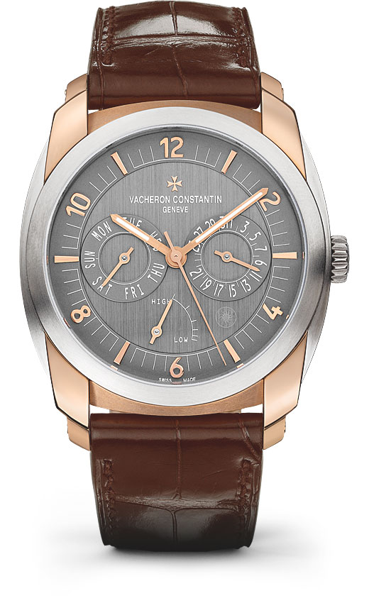 Vacheron Constantin 85050/000R-I022I Swiss Clone Auto 42mm Jet Black Dial Watch