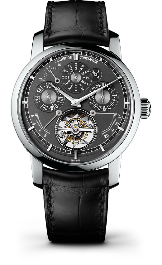 Vacheron Constantin 88172/000P-A501 Swiss Clone Automatic Steel Watch, Jet Black Dial 41mm, 30m Water-Resistant Masterpiece