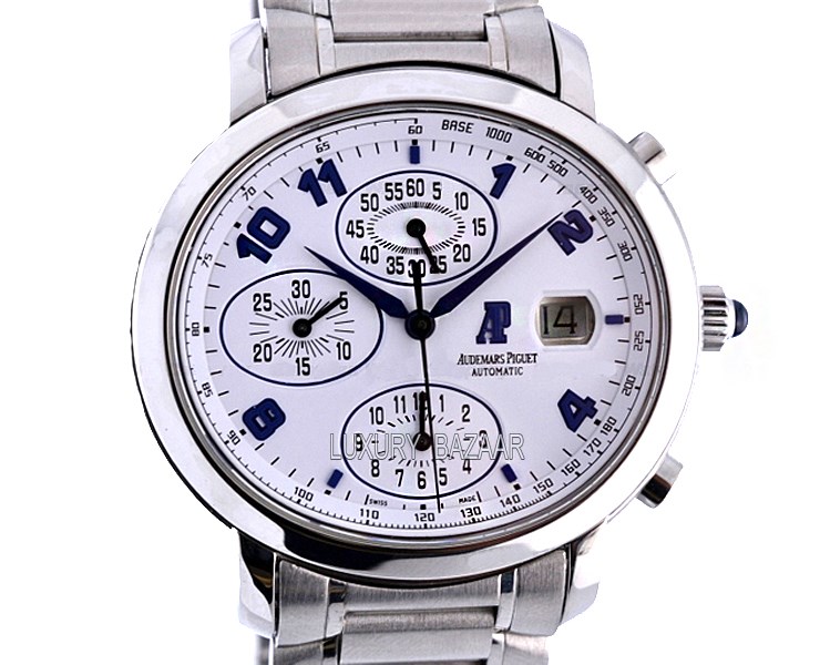 Audemars Piguet Millenary Replica Men's Watch - Steel Case & White Dial