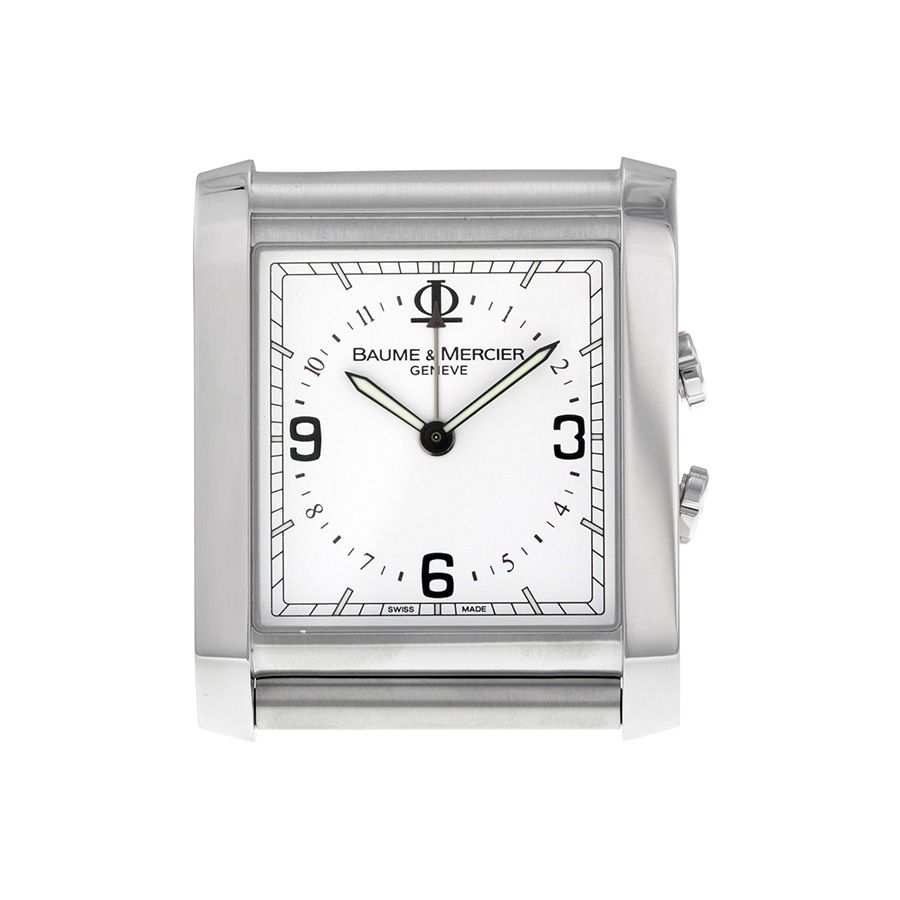 Baume et Mercier Hampton MOA8754 Imitation Chronograph Stainless Steel Watch with Black Face