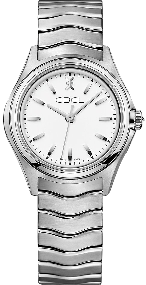 Ebel Wave Chronograph Blue Steel Quartz Ladies Watch