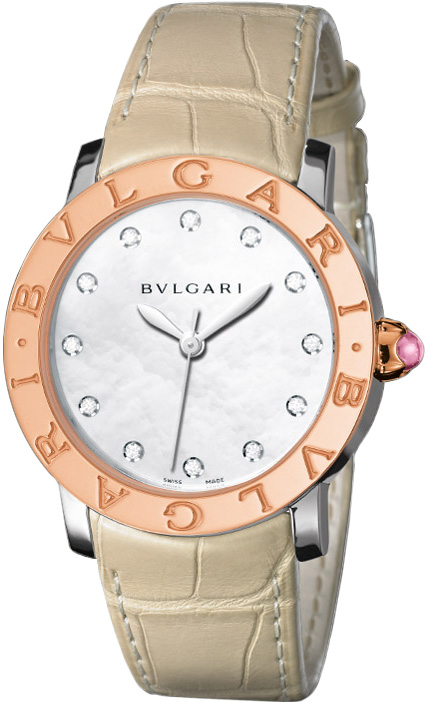 Bvlgari 101895 Imitation Luxury Steel Chronograph Watch