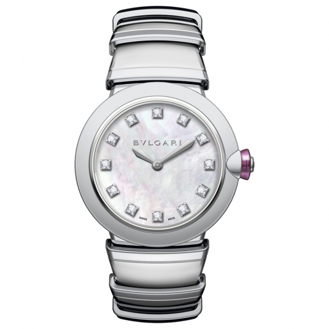 Bvlgari Bv2016 Swiss Clone Automatic Diamond Case White Gold Watch