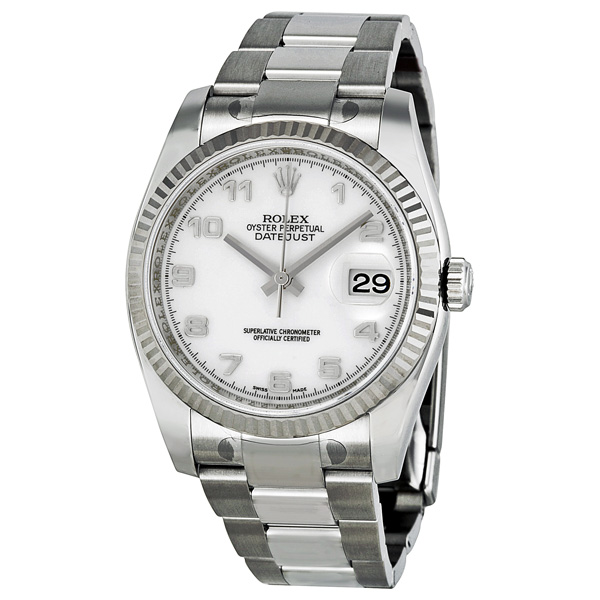 Omega Datejust 36mm Glamour White Gold & Diamond Set Watch