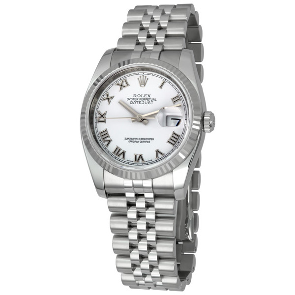 Timeless Rolex Datejust White Gold Charm Dial Automatic Lady's Watch